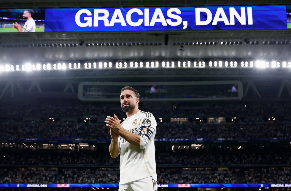 Despedida de Dani Caarvajal en el Bérnabeu
